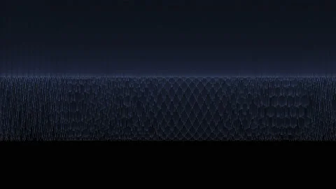 Streaming Signal Data Feed Stream Moving Over Frame Видео 143891542