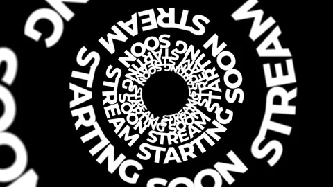 Streaming Soon Rotating Circular Typography Animation 스톡 동영상 330165986