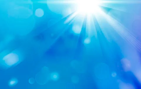 Streaming sunlight Stock Illustration