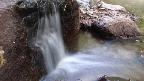 Streamlet time lapse shot Stock Footage 81947585