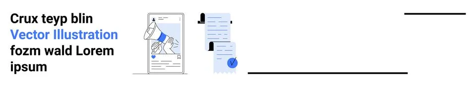 Streamlined App Interface with Notification and Messaging Features イラスト素材