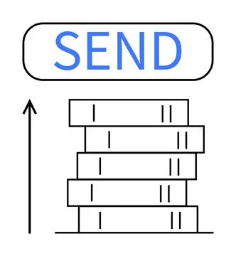 Streamlined Data Transmission Efficient Stacking and Sending Mechanism for イラスト素材