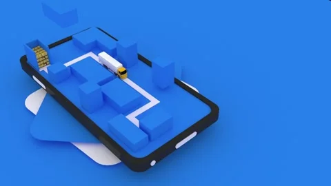 Streamlined Logistics and Delivery Services. Stock Footage 248694806