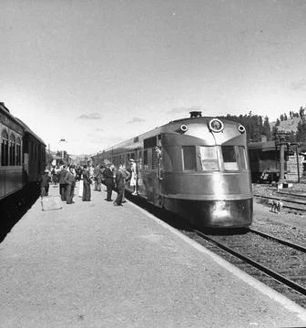 Streamlined Train, Chile Stock Photos