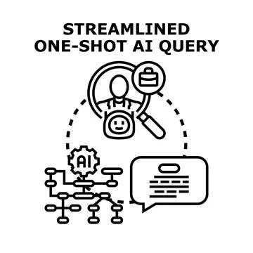 Streamlining ai query processing for efficient talent search 库存插图