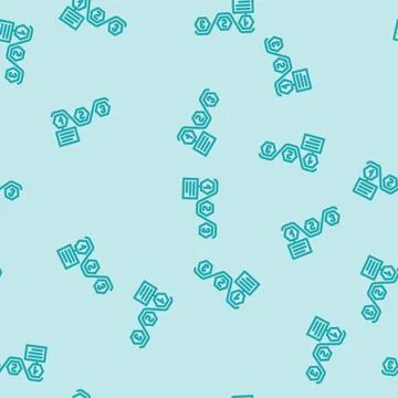 Streamlining business process line vector seamless pattern 스톡 일러스트