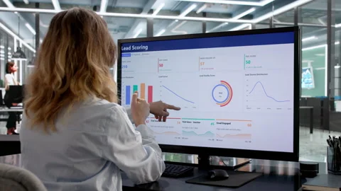 Streamlining Customer Interaction Using CRM System Stock Footage 330585410