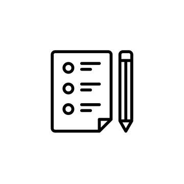 Streamlining Tasks with a Document List Todo System Stock Illustration