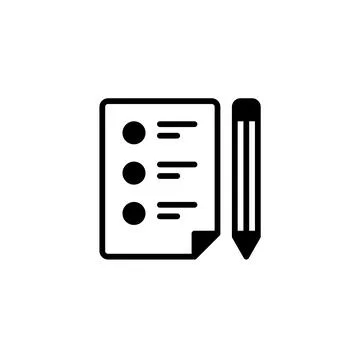 Streamlining Tasks with a Document List Todo System Stock Illustration