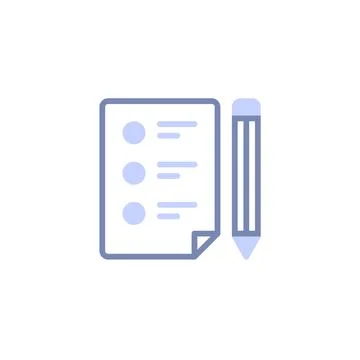 Streamlining Tasks with a Document List Todo System Stock Illustration