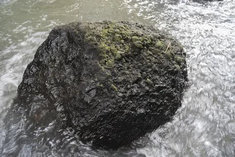 Streams And Rocks Background Suitable For Product Display Templates. Stock Photos