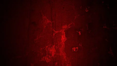 Streams of blood flow down the old dark wall  horror animation background  4 Stockbeeldmateriaal 269911230