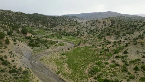 Stream's hillside allure Stock Footage 274532621