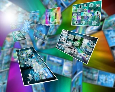 Streams Stock Illustration