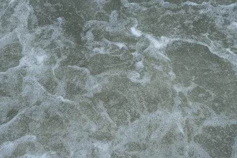 The streams make the bubbles look beautiful, Bubbles on the water, Surface .. Stock Photos