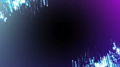 The streams sip to the center of the screen. Digital comets. Business Stock Footage 89572260
