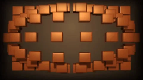 Streching Cubes Logo Reveal 스톡 After Effects