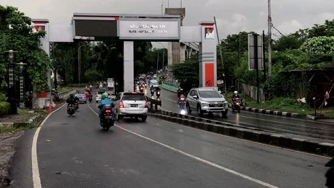 Street after rain Stock Footage 171054468