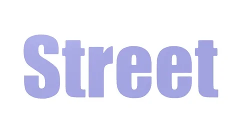 Street Animated Word Cloud On White Background 스톡 동영상 107248365