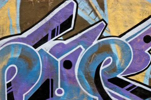 Street art background Illustrazione stock