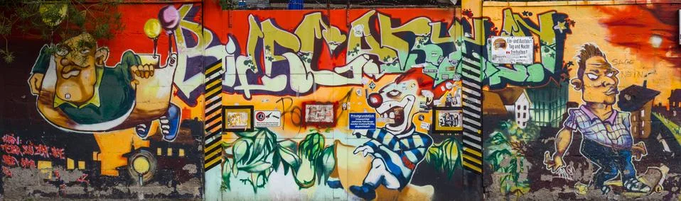 Street Art Cologne, Germany August 2010 Stock Photos