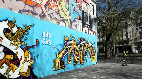 Street art Video stock 10887881