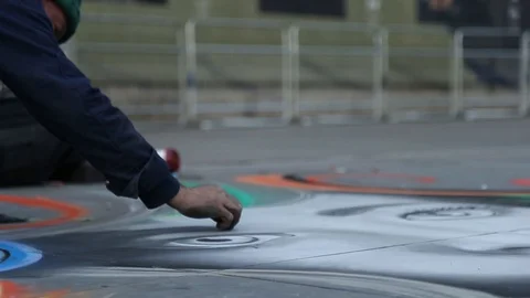 Street art Stock Footage 99560198