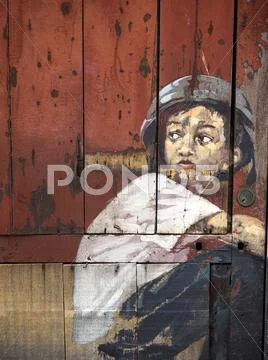 Street Art in Penang, Malaysia Stock Photos