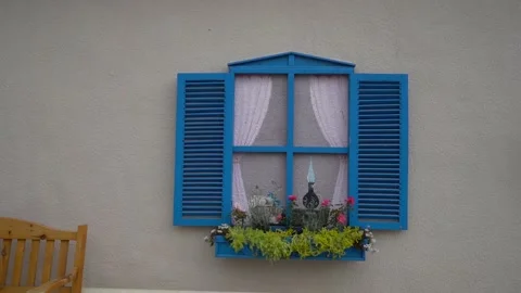 Street Art Wall Graffiti Window Painting In Baku city 스톡 동영상 252208220