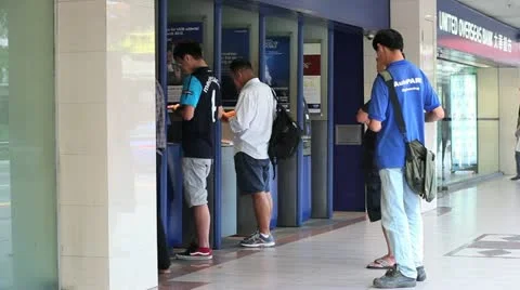 Street ATM using Stock Footage
