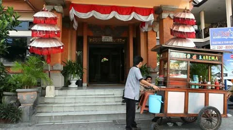 Street Bali Stock Footage 22114409