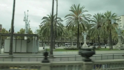 Street of barcelona Stock Footage 83303428
