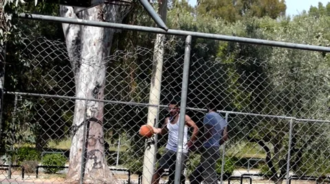 Street basket Stock Footage 38251031