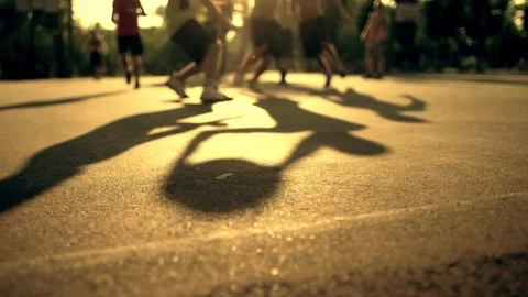 Street basketball. Stock Footage 70952918