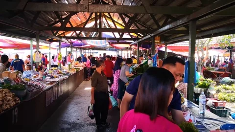 Street bazaar Malaysia Stock Footage 103892064