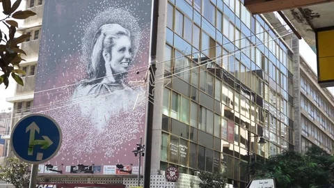 Street of Beirut Video stock 88809709