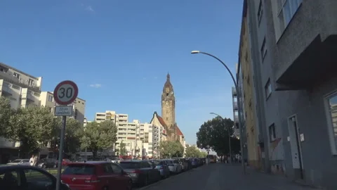 A street in Berlin Stock Footage 91332373