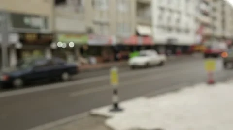 Street Blur Stock Footage 10736180