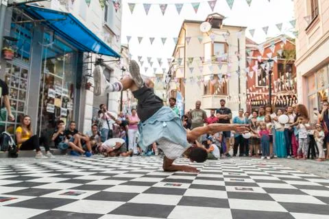 Street breakdance Stock Photos