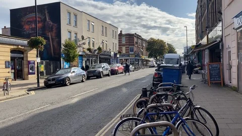 Street in Bristol Stock-Footage 118158289
