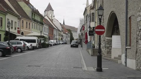 Street of Budapest, Budapest Architecture Stock Footage 197328008