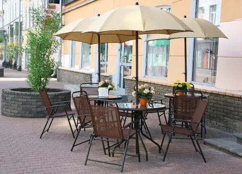 Street cafe Stock Photos