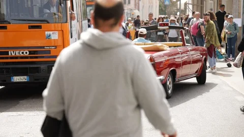 Street of capri Stock Footage 128448174
