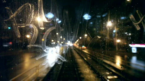 Street Car View Stock Footage 729554