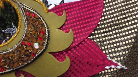 STREET CARNIVAL IN CENTRAL JAVA Vídeos de archivo 247794167