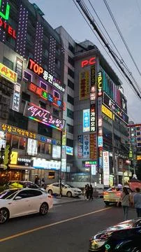 Street of Changwon Stock Photos