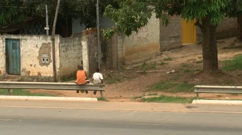 Street children Stock Footage 36086985