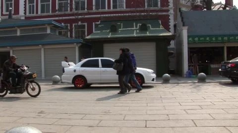 Street in china Stock Footage 47152467
