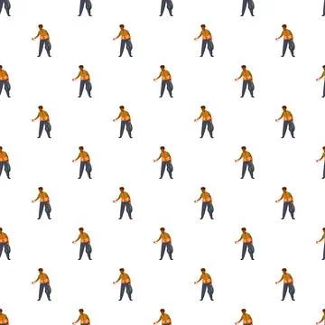 Street cleaner picking up trash pattern background 스톡 일러스트