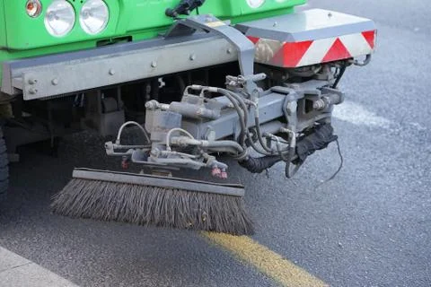 Street cleaning machine Stock Photos